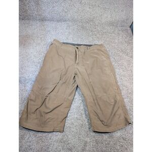 Kuhl Mens Khaki Cargo Outdoor Utility Shorts Size 38 Kuhl Dry